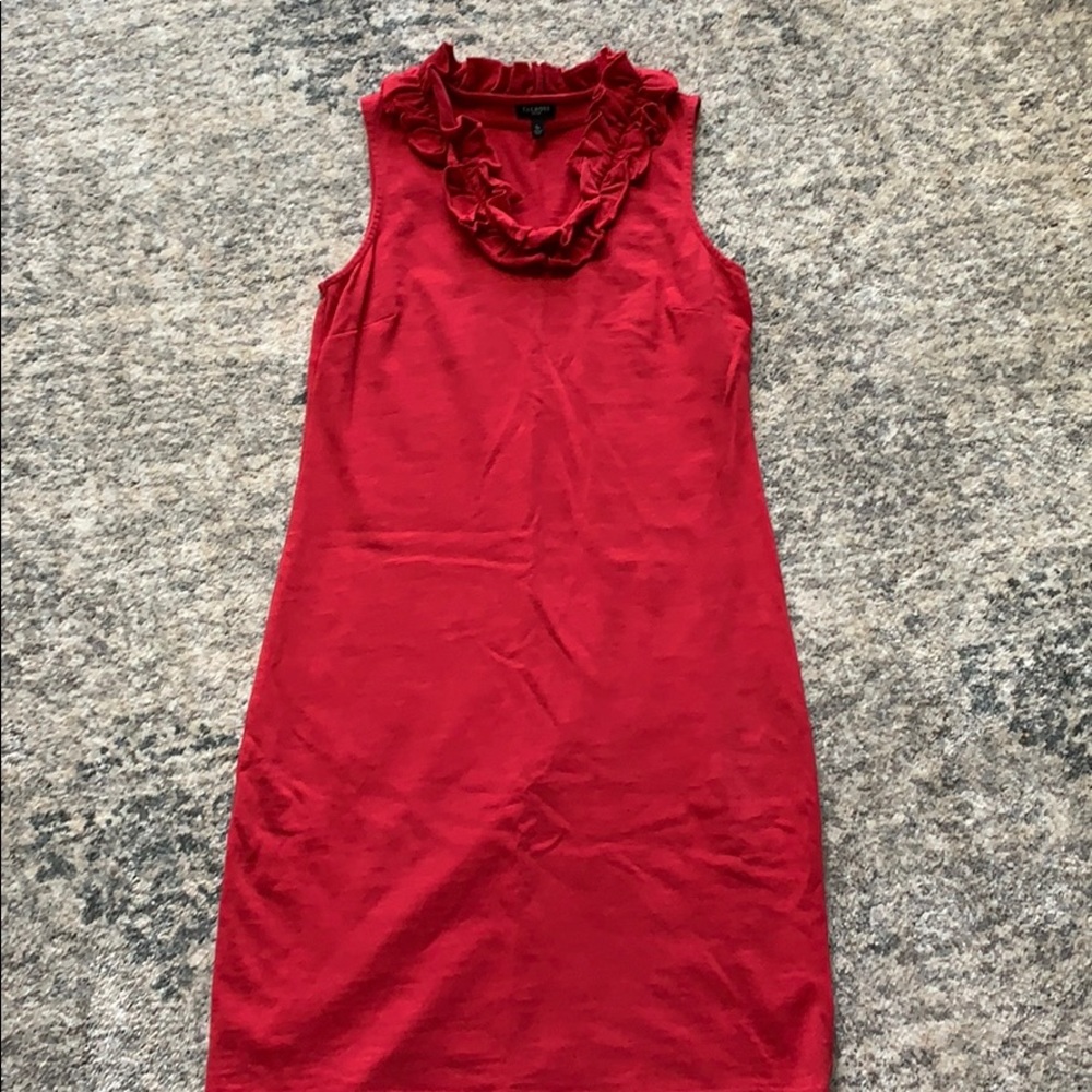 Talbots casual red dress